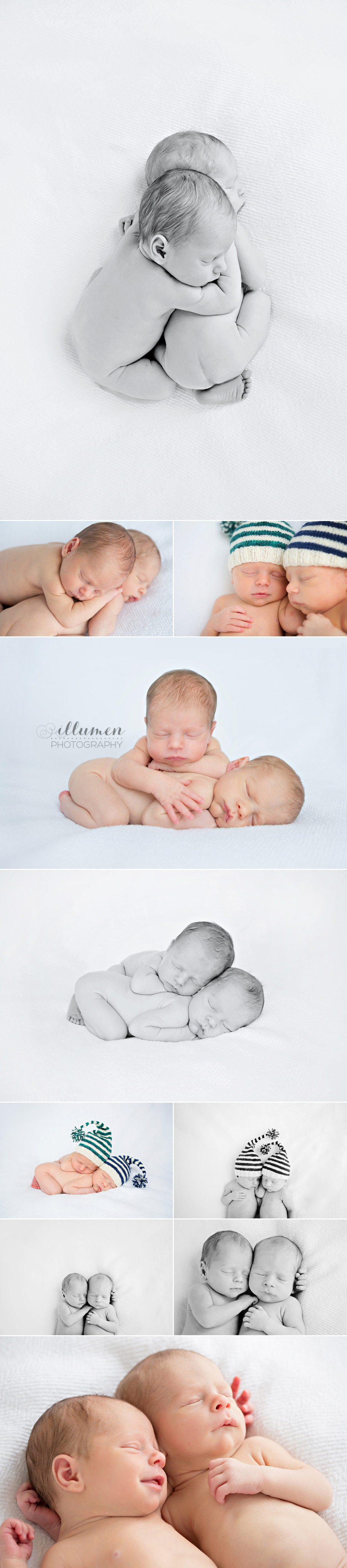 St. Louis Newborn Photography; Twin Newborns; Crestwood, Missouri, Illumen Photography; www.illumenphotography.com