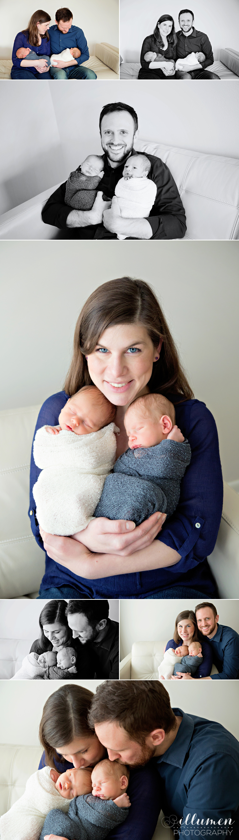 St. Louis Newborn Photography; Twin Newborns; Crestwood, Missouri, Illumen Photography; www.illumenphotography.com